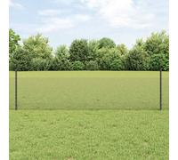 Clôture et Poteau Acier Panneaux de clôture Barrière extérieure jardin vidaXL vi