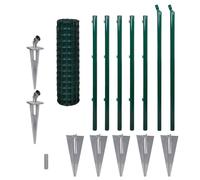 vidaXL Clôture Euro Acier 10 x 1 m Vert