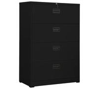 vidaXL Euro hek 25x1 m staal grijs142526 G