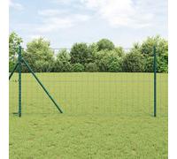 Vidaxl Clôture Euro Ensemble De 2 Vert Acier Enduit De Poudre 10 X 1,2 M