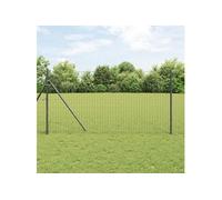 Clôture Euro Grise 1,4x10 m Acier 42004495