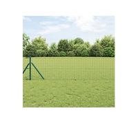 Vidaxl Clôture Euro Verte 0.6x25 M En Acier