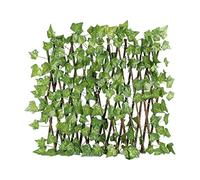Clôture Extensible pour Préserver L'intimité, Clôture de Jardin, Panneau en Bois Décoratif, Cloison pour Balcon, Terrasse, Fenêtres, Escaliers, ES, Sweet Potato Leaves