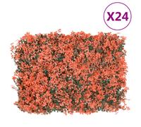 Clôture Feuilles d’Érable Artificielle Panneaux de Haies Jardin 40x60 cm vidaXL