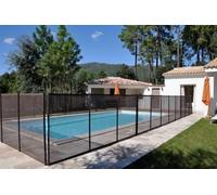Cloture FILET BEETHOVEN en section de 5 m ( 6 poteaux ) noir + noir