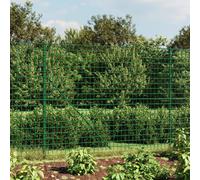 Clôture grillagée avec bride au sol Vert 2,2x25 m