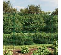 Clôture grillagée avec bride au sol Vert 2,2x25 m