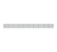 Clôture grillagée avec bride de sol - Vert - 1,4 x 25 m - Brise-vue stable pour jardin et terrain - Résistant aux intempéries - Idéal comme barrière ou enclos pour animaux
