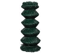 Clôture grillagée revêtue de PVC, longueur totale de 15 m, hauteur de 80 cm, épaisseur de fil de 2,6 mm, acier, résistant aux UV, aux intempéries, inoxydable