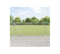 Clôture Hexagonale vidaXL 1x10 m Acier Galvanisé 3353762 Gris