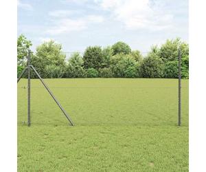Clôture hexagonale en PVC gris 1,4 x 100 m pour jardin et terrasse, clôture de terrasse moderne avec design hexagonal, résistante aux intempéries et stable, idéale pour délimiter les espaces