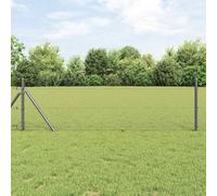 Clôture hexagonale en PVC, grise, 0,8 x 25 m, design hexagonal, résistante aux intempéries, polyvalente, idéale pour le jardin et la terrasse