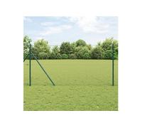 Clôture Hexagonale vidaXL Gris 1x50 m Acier 3352850 Gris G