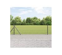 Clôture Hexagonale Grise 0,4x50 m Acier 3353677