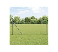 Vidaxl Clôture Hexagonale Grise 1.2x100 M Acier