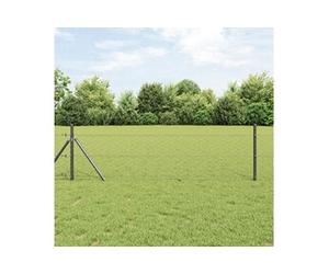 Clôture hexagonale Grise 1.5x50 m Acier 42005583