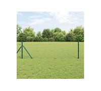 Clôture hexagonale Verte 0.8x25 m Acier 42005383