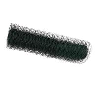 Clôture hexagonale verte en PVC 0,6 x 100 m pour jardin terrasse extérieur, panneau grillage rigide occultant séparation intimité palissade brise vue claustra