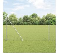 Clôture Hexagonale vidaXL 1.6x10 m Acier Galvanisé 3353359