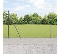 Clôture hexagonale vidaXL gris 1.6 x 100 m acier 3353745