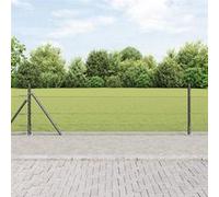 Clôture Hexagonale Grise 0,4x50 m Acier 3353677
