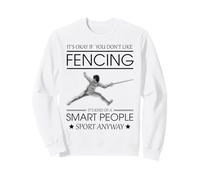 Clôture Humoristique avec Citation Intelligente des Gens intelligents Sweatshirt