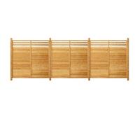 Clôture intimité en bois HOME DELUXE SOMA - 180 x 180 cm 3x éléments + 4x poteaux