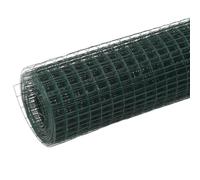 Clôture métallique en acier avec revêtement en PVC - 25 x 0,5 m - Vert - Clôture brise-vue de qualité supérieure pour jardin, terrasse et terrain - Durable et résistante aux intempéries