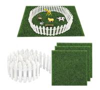 Clôture Miniature Pour Jardin De Fées | Clôture Maison de 89 Cm,Décoration Artisanale Panneau Blanc Avec 4 Partitions Artificielle Pour Intérieur