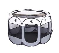 Clôture octogonale for Animaux de Compagnie, barrière de sécurité, lit for Chat, boîte de Livraison fermée, Cage for Chien, Pliable, résistante aux Rayures, Salle d'accouchement