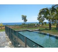 Cloture piscine FILET BEETHOVEN 6 m vert + vert