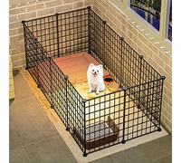 Clôture pour Chat, Cage pour Chat, clôture pour Animaux de Compagnie, clôture d'extérieur pour Chat avec Fil métallique Dense pour Petits Chiens, Chiots, Lapins ()