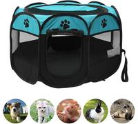 Clôture pour chiens pliable pour animaux domestiques, parc de jeux octogonal, tente de camping en tissu pour chiots, chats, lapins