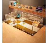 Clôture pour grands chats Cage pour lapins Box pour animaux de compagnie Clôtures pour chats en plein air Cage pour chiots Cage pour cochons d'Inde Box Cage pour petits animaux en métal bricolage