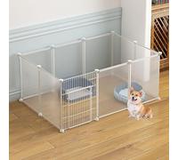 Clôture pour grands chats Cages pour chats, Box pour chats DIY pour intérieur Clôture pour chats Cages pour petits animaux Cage pour chatons Utilisation intérieure Cages pour animaux de compagnie Cage