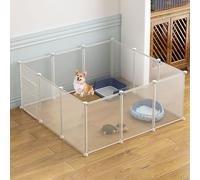 Clôture pour grands chats Cages pour chats, Box pour chats DIY pour intérieur Clôture pour chats Cages pour petits animaux Cage pour chatons Utilisation intérieure Cages pour animaux de compagnie Cage