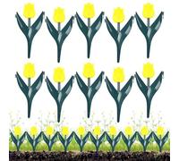 Clôture pour Parterre de Fleurs - 10 Pièces Clôture Décorative de Jardin - Décoration Végétale pour Piscine Enclos Animaux -Cour Arrière-Cour Potager Surélevé