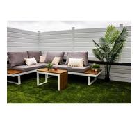 Closea Kit départ clôture PVC blanc - lg : 1m50 x ht : 1m30