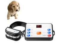 Clôture sans Fil pour Chien 2 en 1 Collier de Dressage avec télécommande Bande réfléchissante Imperméable Portée Ajustable Taille (Convient pour 1 Chien)