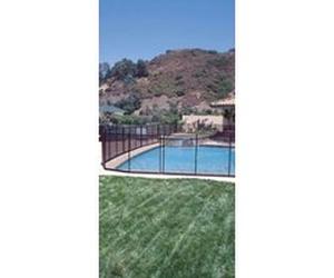 Clôture souple Gre V2 pour piscine - hauteur 1,33 m - filet transparent - poteaux aluminium - sécurité enfant - norme NF P90-306