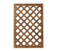 Clôture Treillis Jardin Écran Autoportant Acajou Treillis En Bois Panneau De Clôture Meuble De Séparation Écran De Confidentialité Porte De Chien Léger Support Arqué Pour Les Plantes Gr(Size:60x120cm)