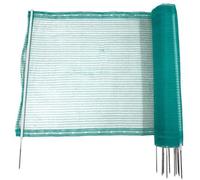 Clôture universelle - KERBL - 20 m - 11 piquets simple pointes - 80 cm - Vert