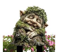 Clôtures de jardin de fées en acrylique - Clôtures de jardin Fées décoratives | Décoration de patio | Tree Man Earth Goddess Statue Stake | Accessoires d'extérieur Insert de sol Décoration de pot de