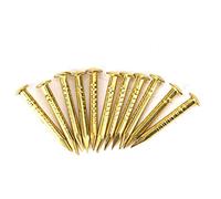 Clou à tête ronde de 4 styles, clou en laiton, meubles 100Pcs pour la maison(15mm long)