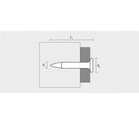 Clou acier TKA pour cloueur à gaz FOX - Ø 2.7 x 25 mm - Boite de 1000 - - 9251000TKA