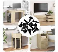 Clou auto-perceur Noir Fer Vis auto-perceuse Fixations matérielles vidaXL vidaXL