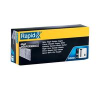 RAPID 40014273, Pointes N°8, 30 mm de longueur, 5000 pièces, Fil galvanisé, Haute performance Gris