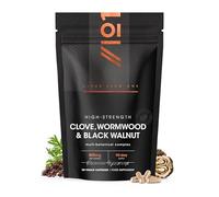 Clou de Girofle, Absinthe & Coque de Noyer Noir Vert 525mg - 90 Gélules Véganes - Complexe Multi-Botanique à Haute Teneur - Sachet Refermable et Recyclable par Alpha01