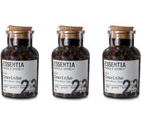 Clou de Girofle Entier - Lot de 3 Flacons de 60g - Saveur Prononcée - Arôme Doux et Épicé - Origine Portugaise - Produit Gourmet