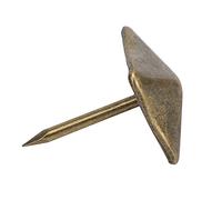 Clou de porte d'ameublement, 50 pièces Quincaillerie de porte de clou d'ameublement pour l'artisanat du cuir pour de bons matériaux de bricolage.(Side length 12mm*total length 18mm)